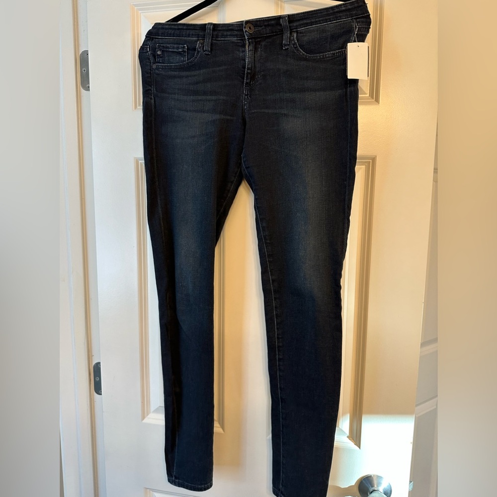 AG Adriano Goldschmied The Absolute Legging Extreme Skinny Stretch 27R Dark Wash